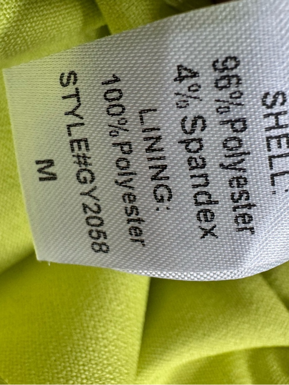 DO+BE One-Shoulder Lime Green Ruffle Mini Dress Medium - Picture 6 of 6